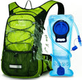 Mothybot Hydration Pack, Insulated Hydration Backpack with 2L BPA Free Water Bladder and Storage, Hiking Backpack for Men, Women, Kids for Running, Cycling, Camping - Keep Liquid Cool up to 5 Hours
