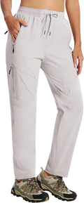 AIRIKE Women's Hiking Cargo Pants Lightweight Quick Dry Joggers Sweatpants Casual Work Travel Outdoor Pant with Pockets