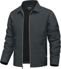 TACVASEN Men's Lightweight Jacket Fall Water-repellent Windbreaker Jackets