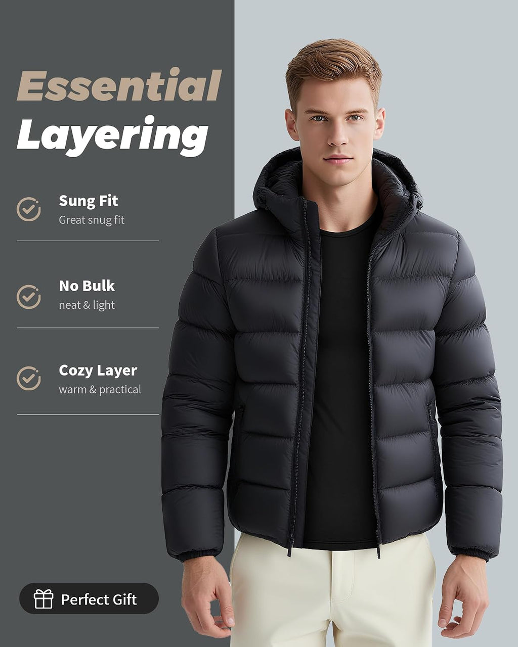 Thermal Underwear for Men Long Johns Set Fleece Lined Winter Cold Weather