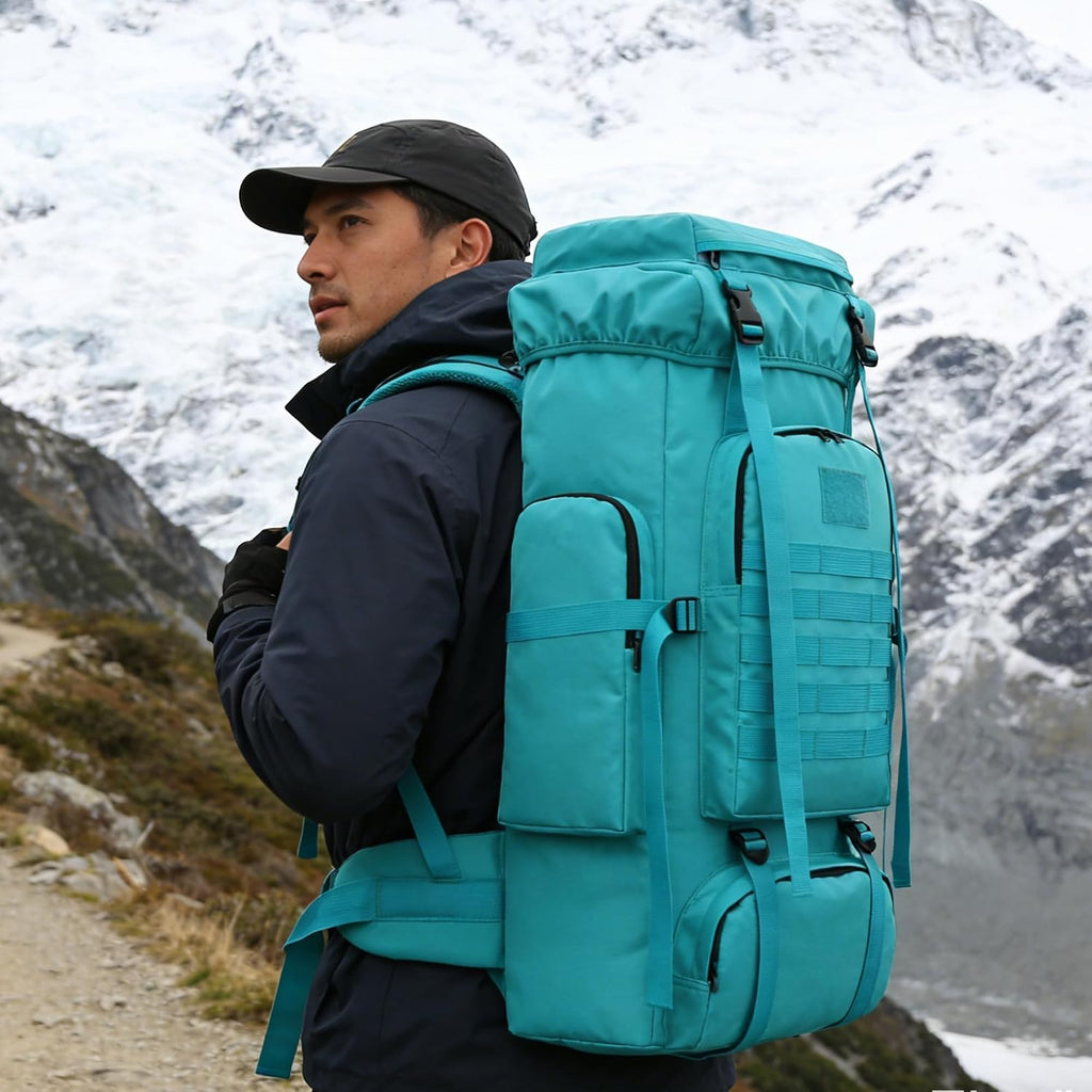 Hiking Backpack for Men 70L/100L Camping Backpack Military Rucksack Molle 3 Days Assault Pack for Climbing
