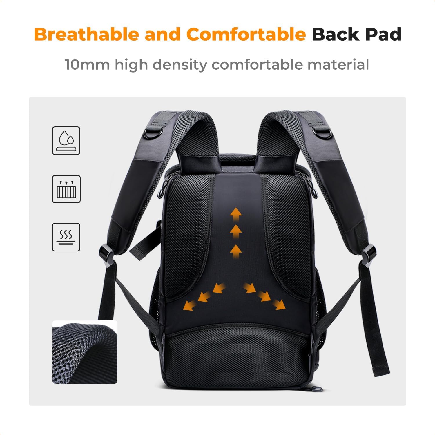 K&F CONCEPT Camera Backpack,25L Large Capacity Camera Bag for Photographers