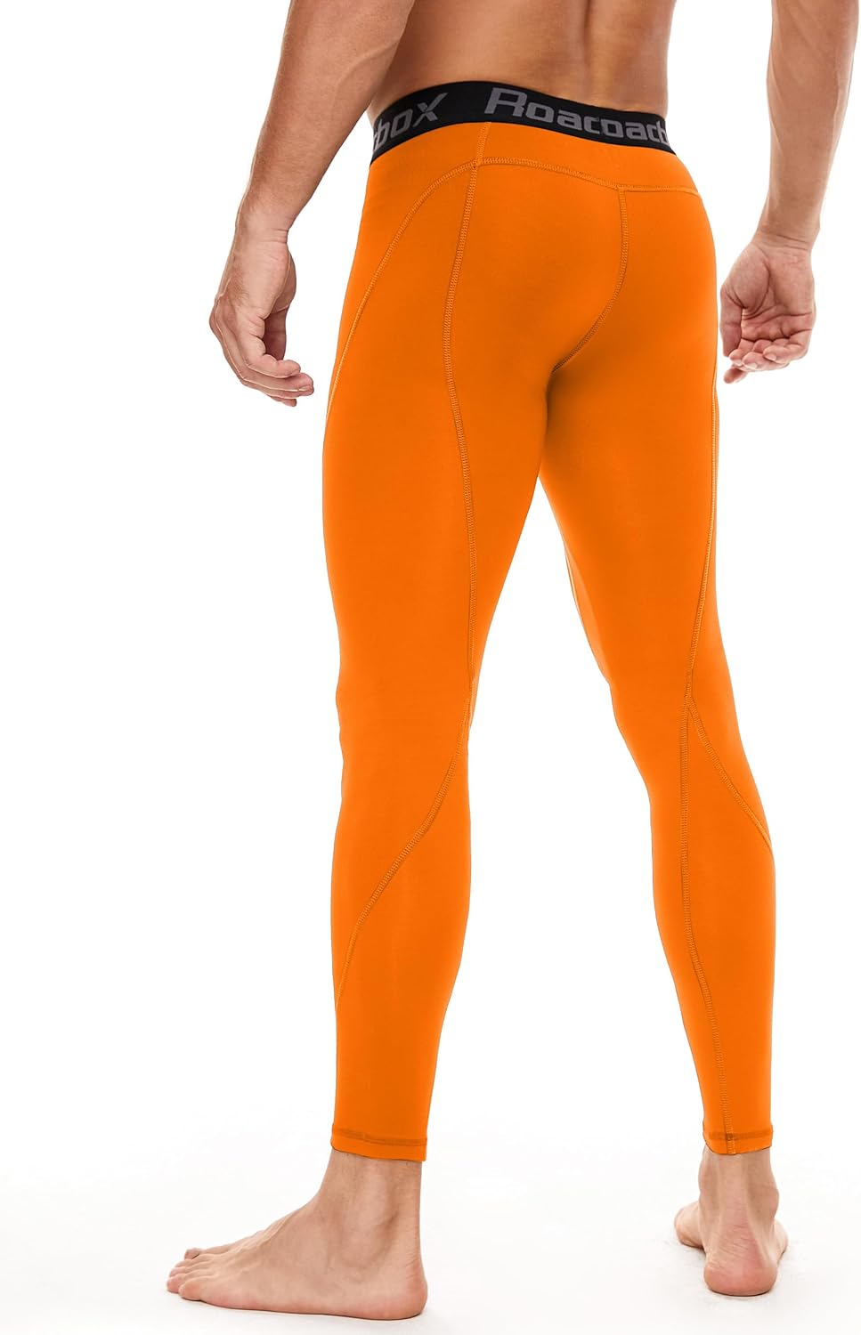 Roadbox 3 Pack Compression Pants Men, Performance Running Workout Leggings