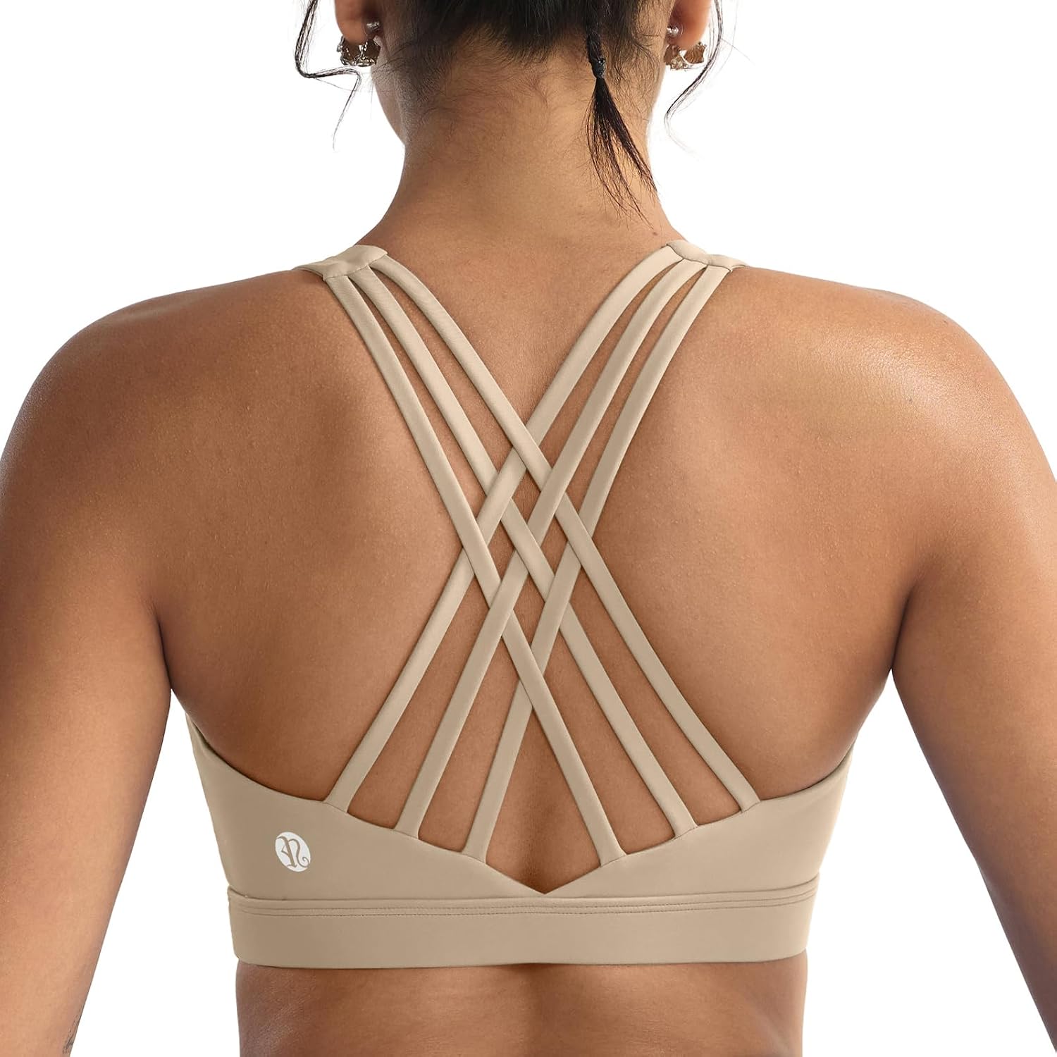 RUNNING GIRL Cross Back High Impact Sports Bras for Women