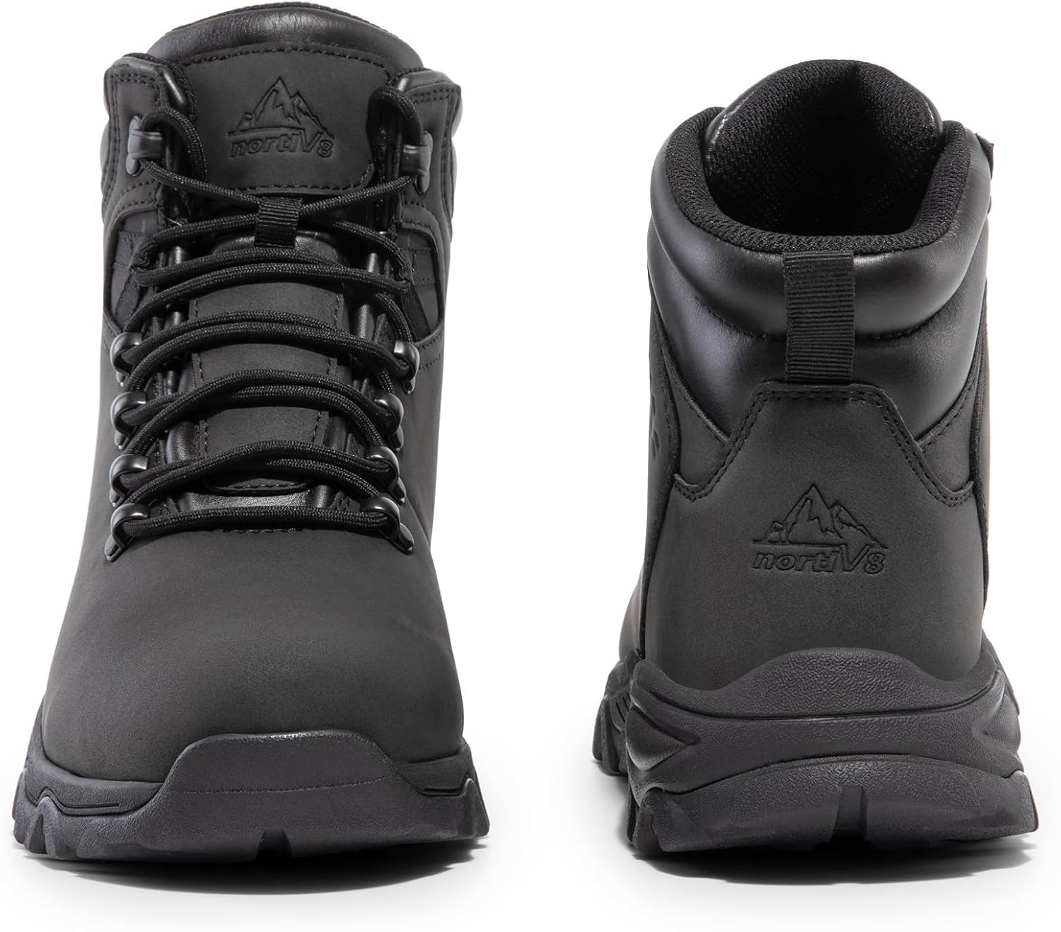 NORTIV 8 Men's Hiking Winter Insulated Snow Boots
