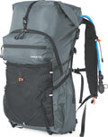 IX INOXTO Hiking Backpack for Men and Women, 30L Waterproof Camping Backpack with 3L Water Bladder and Rain Cover, Lightweight Outdoor Sport Travel Daypack Rucksack for Climbing Cycling (Dark gray)