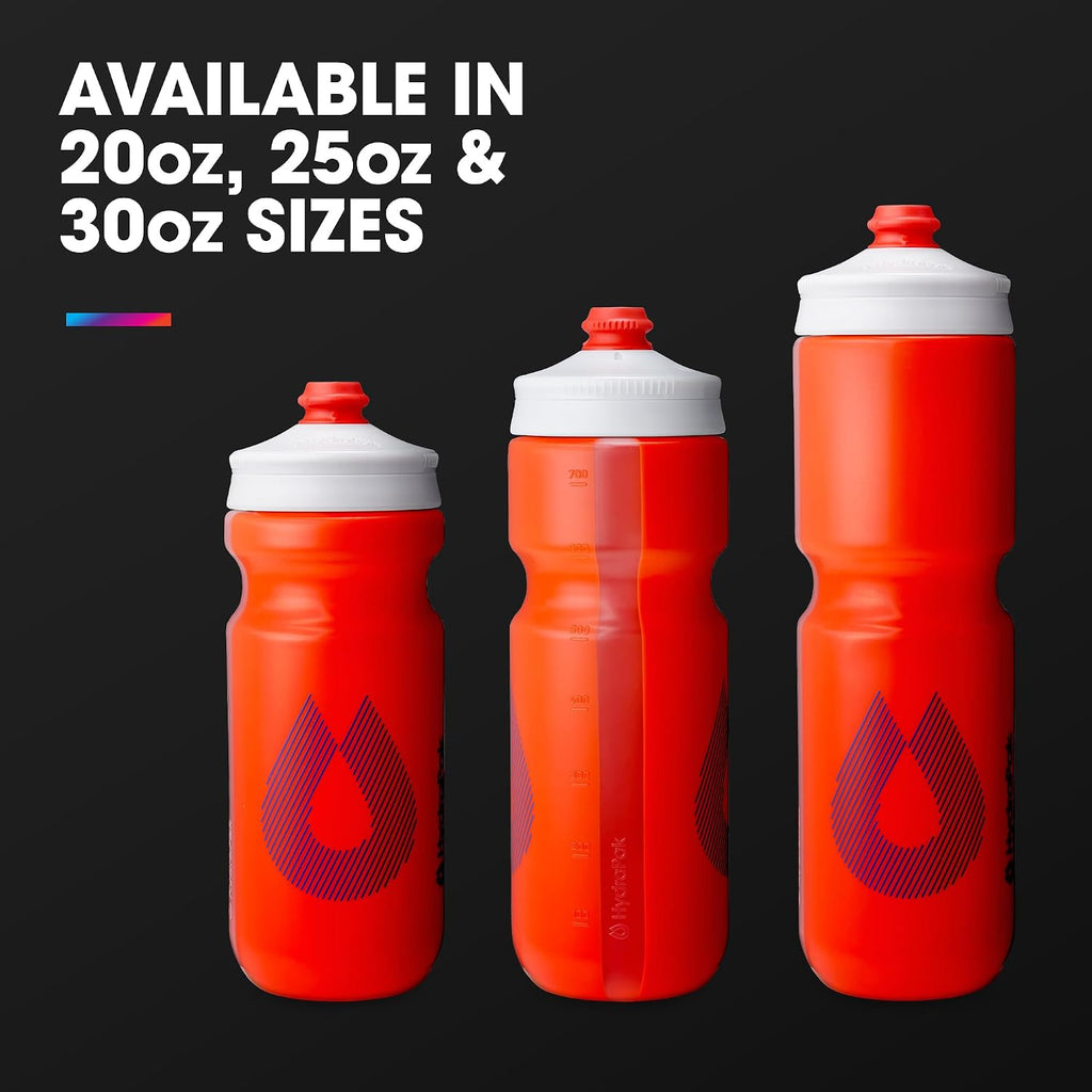 HydraPak Breakaway Surge Lightweight Bike Water Bottle (30oz, Orange)