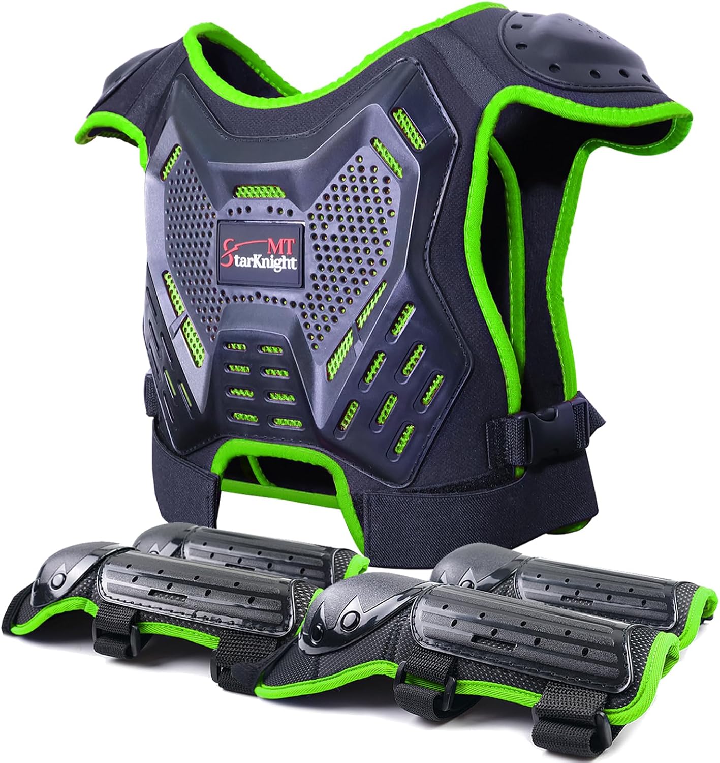 StarknightMT 3-10 Kids Dirt Bike Gear Motocross Chest Protector Adjustable