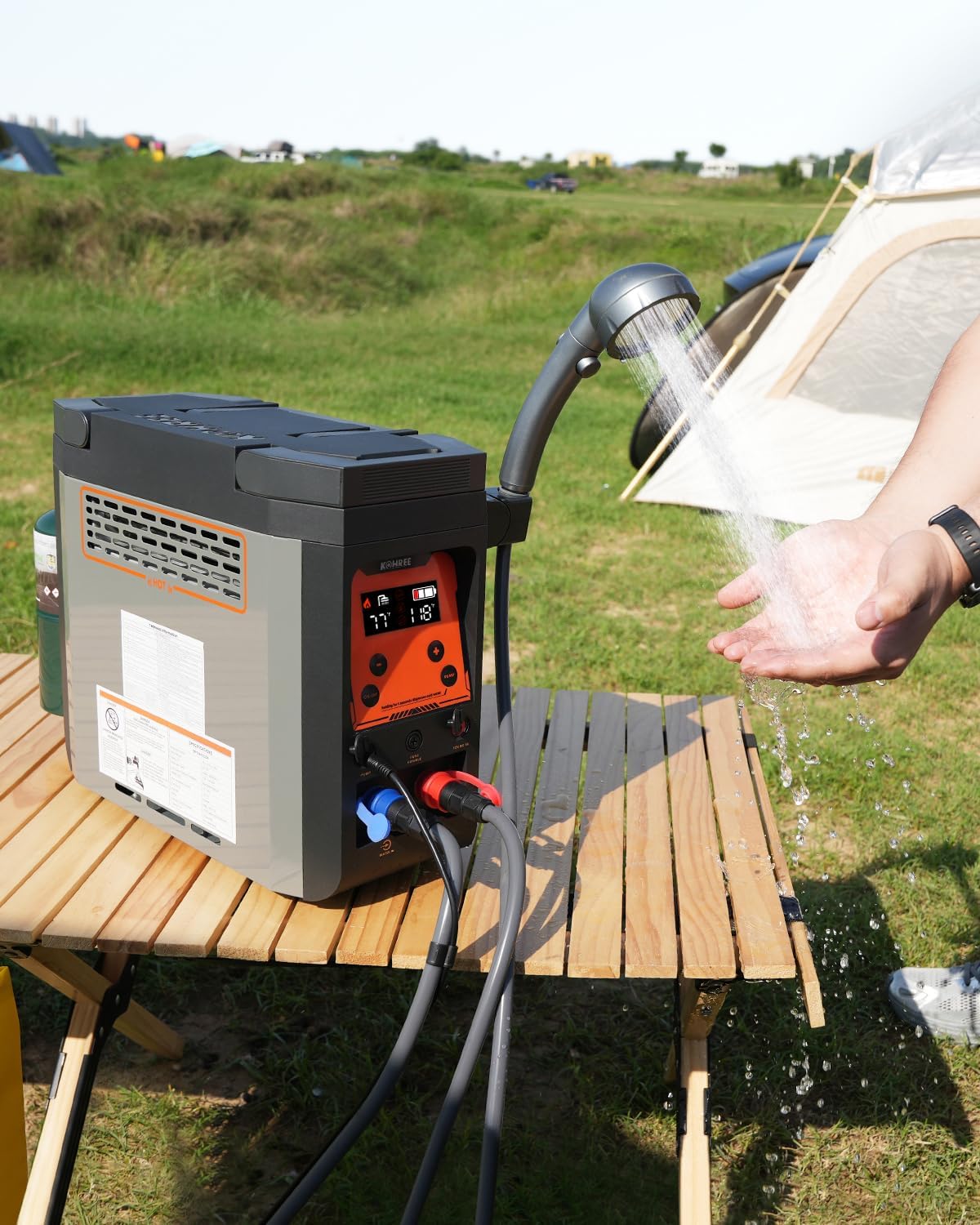 Kohree Helios 20 Pro, Portable Water Heater for Outdoor Camping
