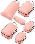 TRIPPED Travel Gear Compression Packing Cubes for Carry-On Travel 6-Pack