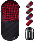 KingCamp Sleeping Bag for Adults Big & Tall 100% Flannel Sleeping Bag