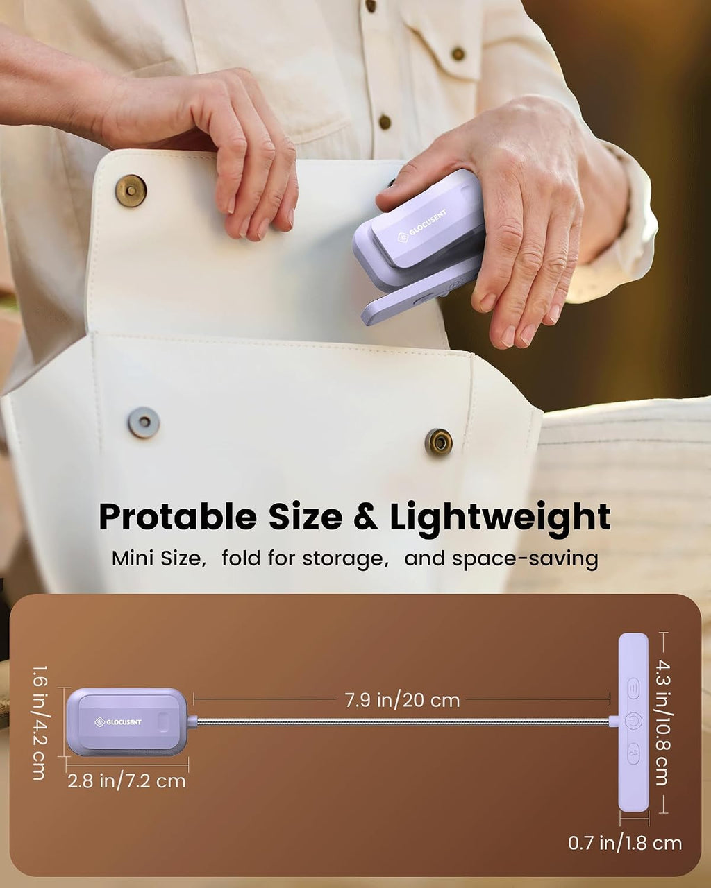 Glocusent 26 LED Reading Lights for Books in Bed, Ideal Gifts for Reader