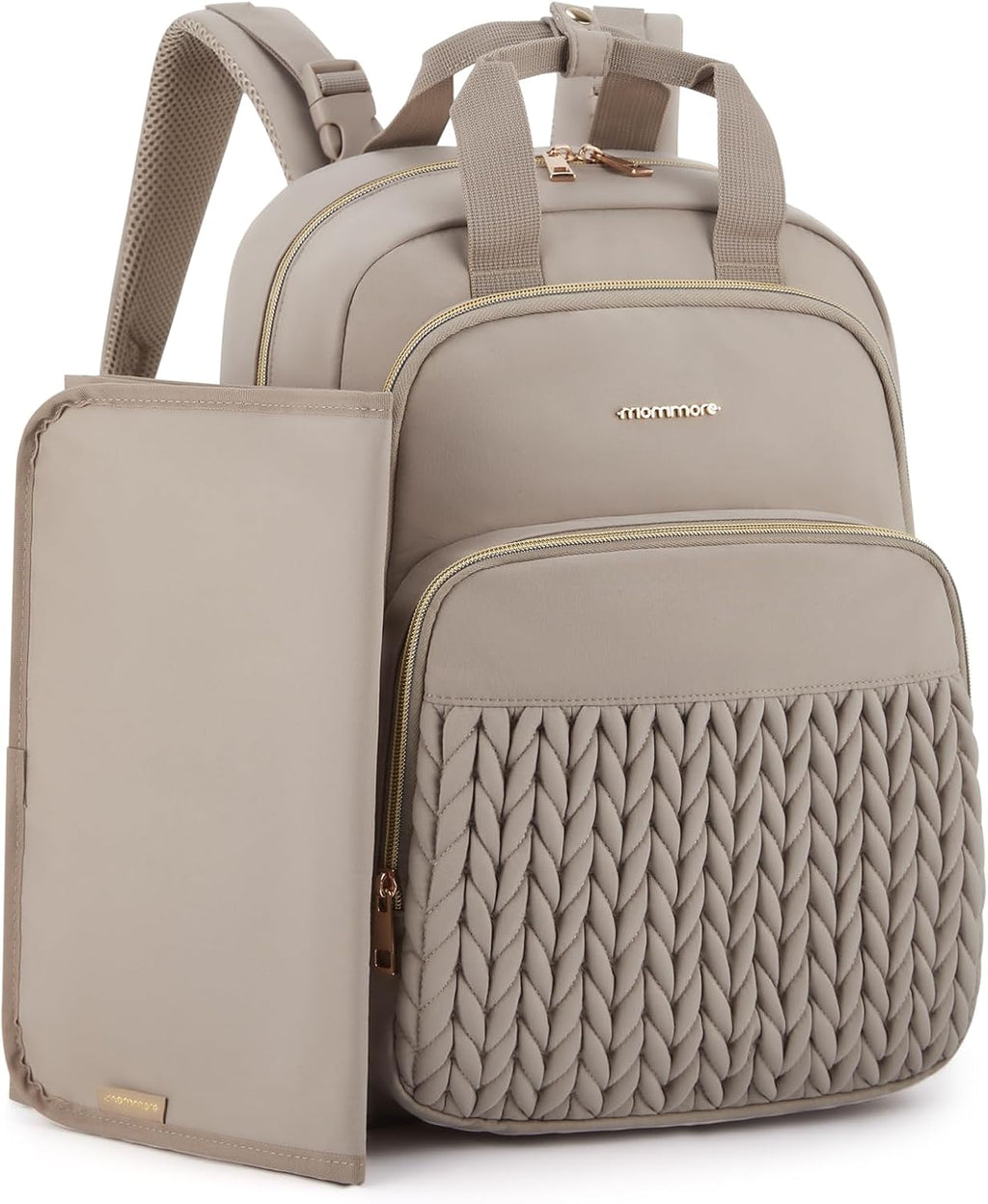 mommore Diaper Bag Backpack, Large Travel Baby Bag for Daily Essentials