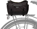 Po Campo Katy Bike Trunk Bag – Convertible Rear Rack Bag with Strap to Easily Convert to a Crossbody - 11.5L Bicycle Cargo Bag for Bicycles & Ebikes - Fits Most Rear Racks (Black Ripstop)