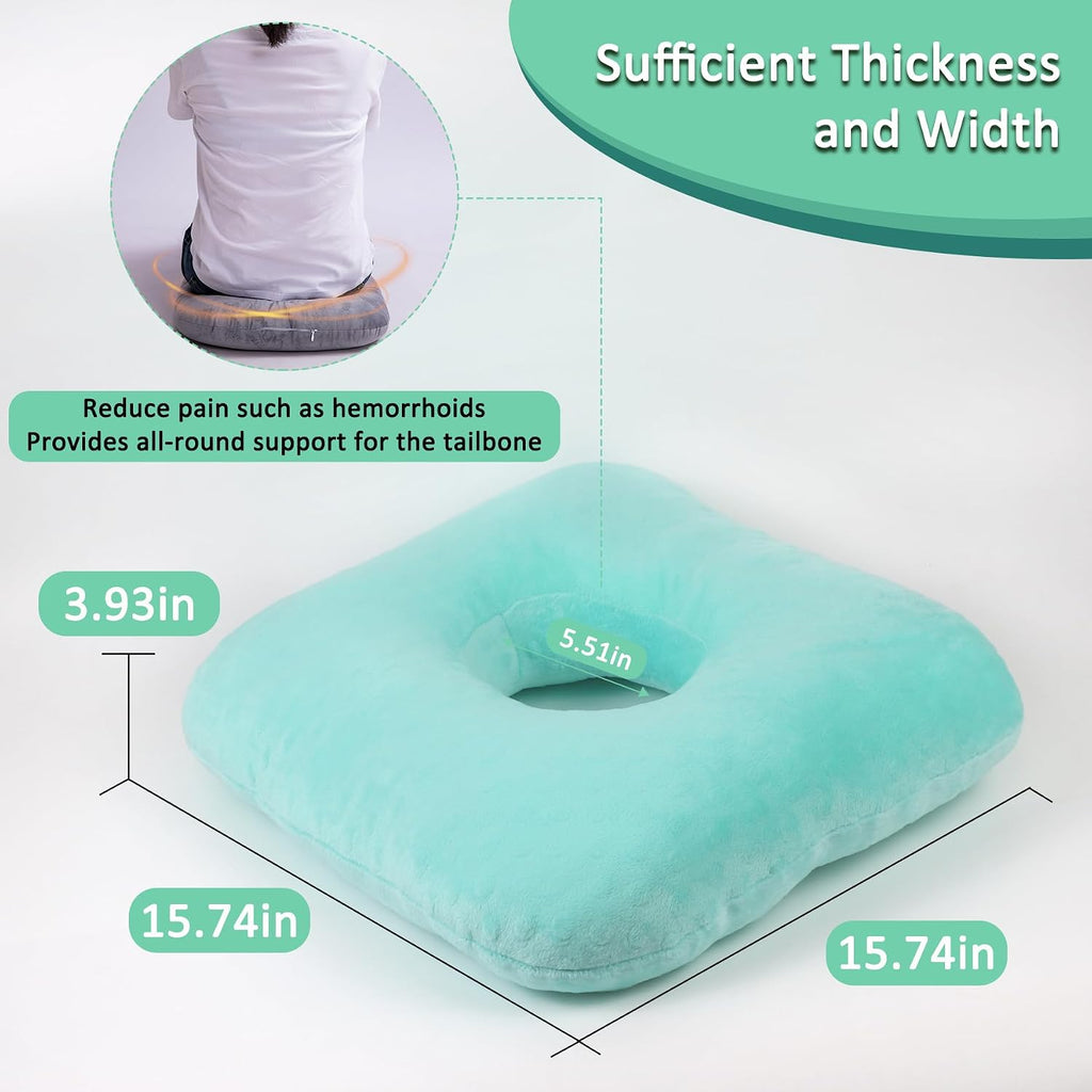 Hshbxd Donut Pillow, Tailbone Cushion for Wheelchair, Office and Travel