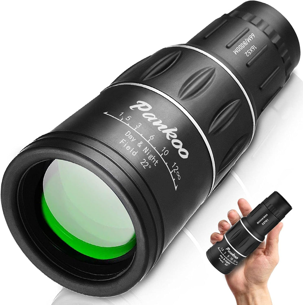 40X60 Monocular Telescope, High Power Monocular for Adults with Phone Adapter & Tripod & Hand Strap, Equipped with BAK4 Prism for Bird Watching