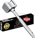 Gourmet Easy Classic Meat Tenderizer Tool, Non-Slip Grip Lifetime Replace
