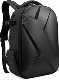 Camera Backpack Hard Shell Imitation Carbon Fiber DSLR, Waterproof Shockproof w/15.6" Lap Comp for Photo, Travelers & Daily.