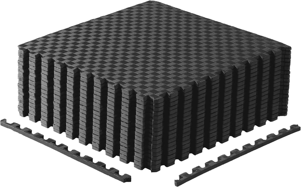 CAP Puzzle Exercise Mats | 1/2” Thick EVA Interlocking Foam Tiles for Home Gym Flooring | Multiple Options