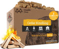 Double Tree Fire Starter Kindling, 100% Natural Cedar, 2 Cu Ft