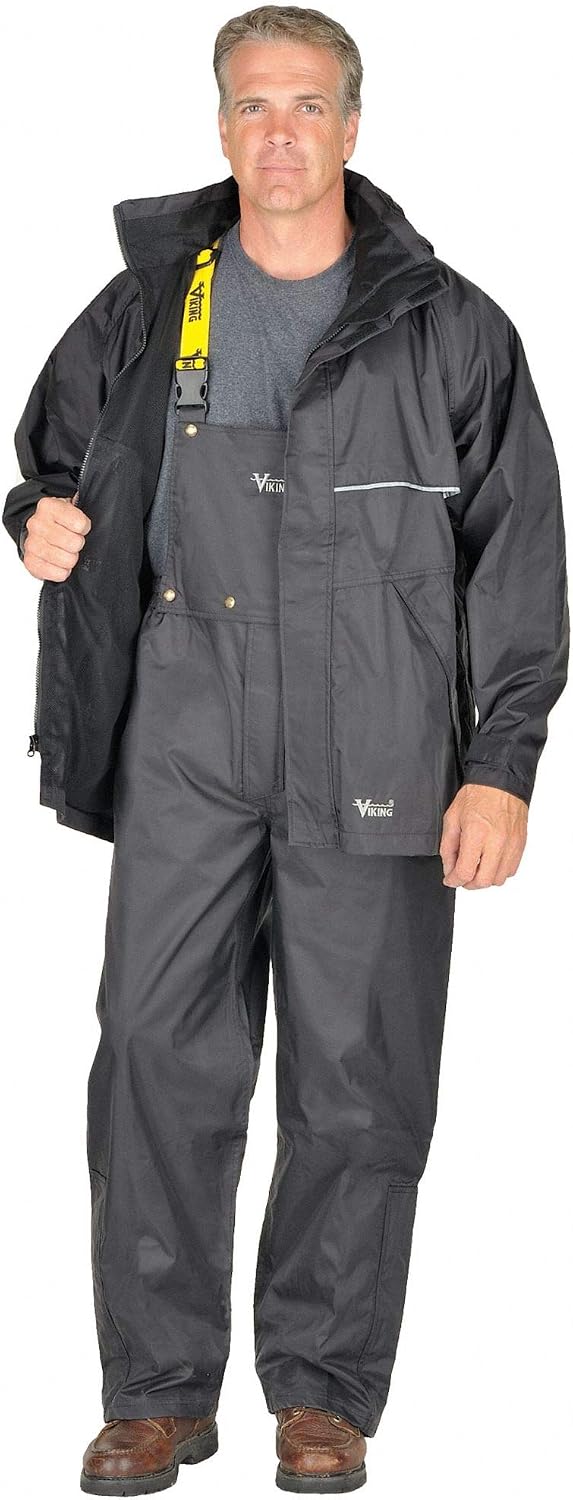 Viking Journeyman 420D Waterproof Jackets for Men - Heavy-Duty Hooded Industrial Jacket for Construction and Forestry