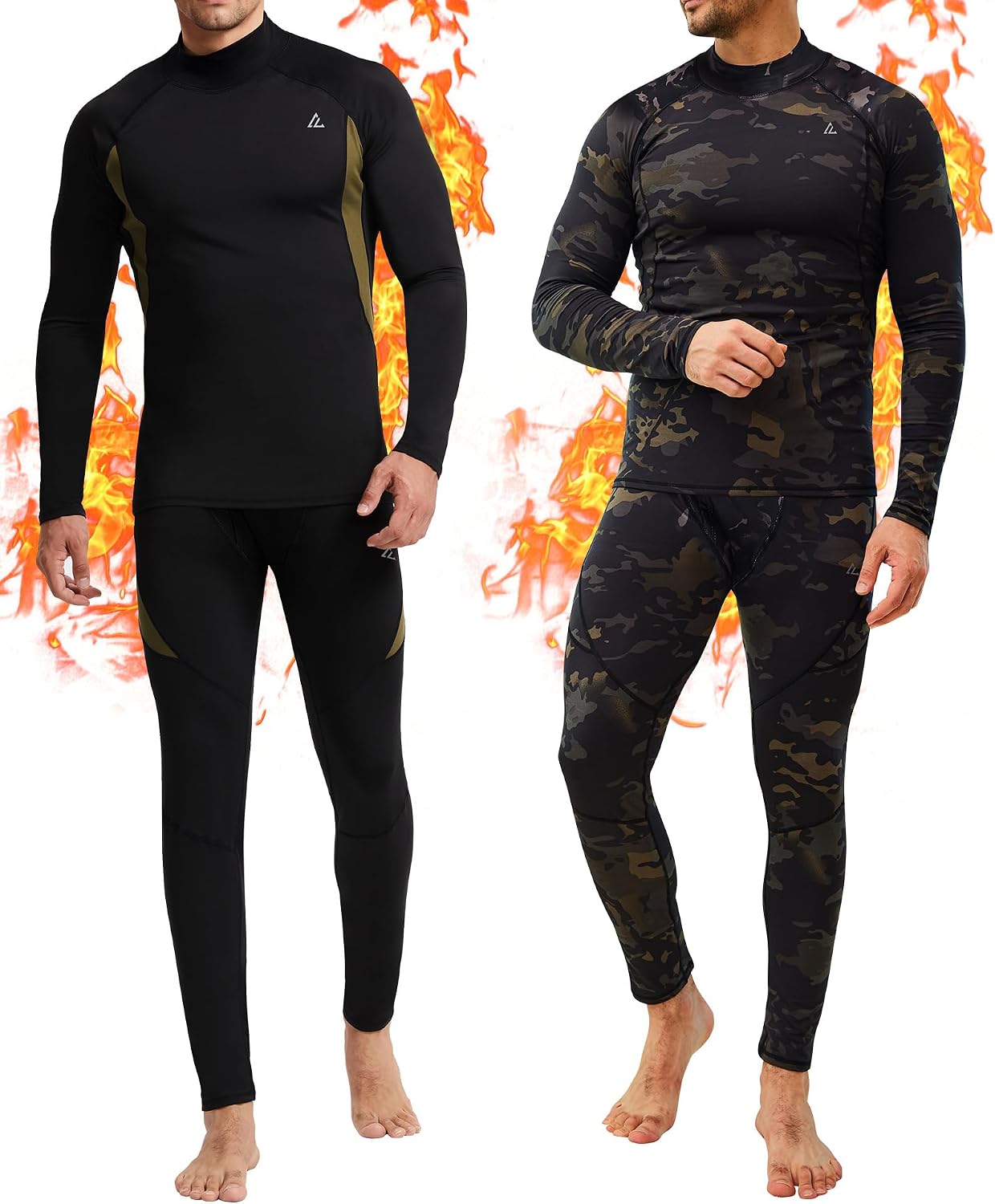 Mens Thermal Underwear Long Johns Base Layer Set Cold Weather 1/2/3 Pack