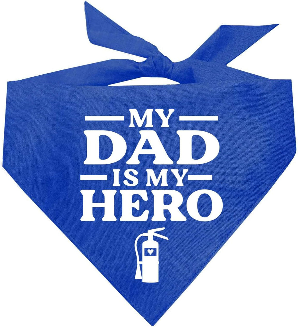 My Dad is My Here Firefighter Dog Bandana (Lime, OS 338)