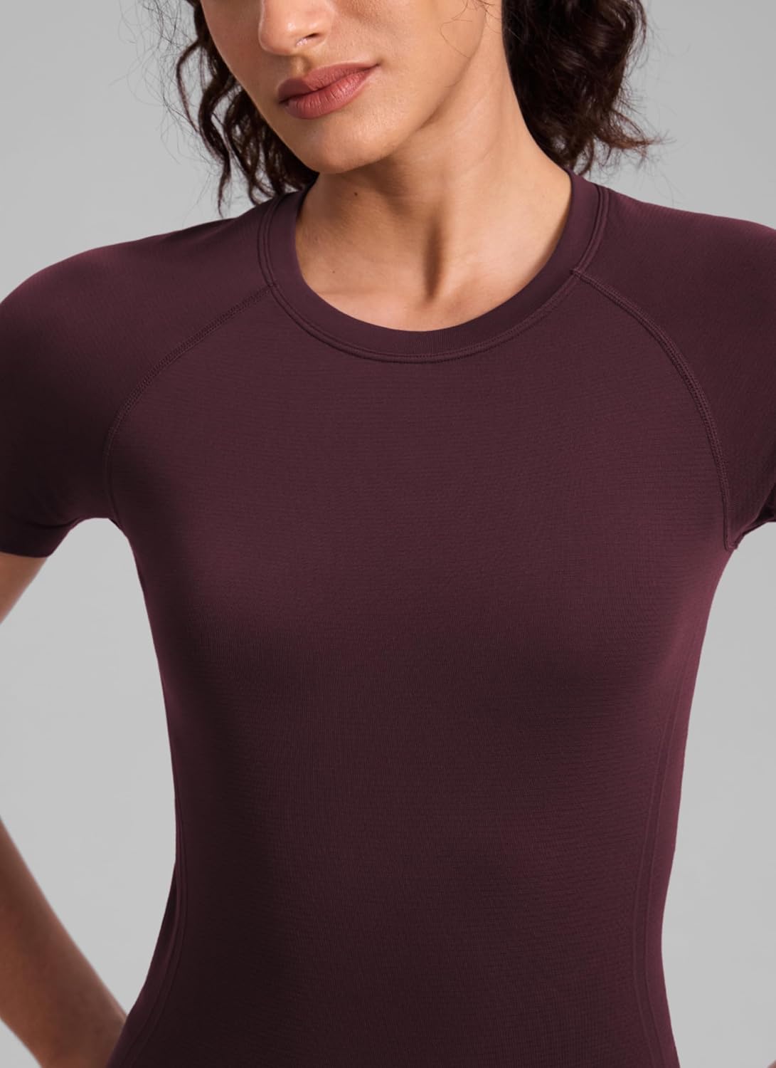 CRZ YOGA Seamless T-Shirt Hip Length