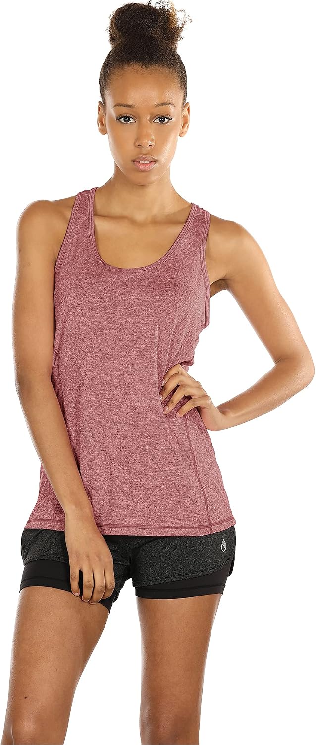 icyzone 3 Pack Women's Racerback Workout Tank Tops