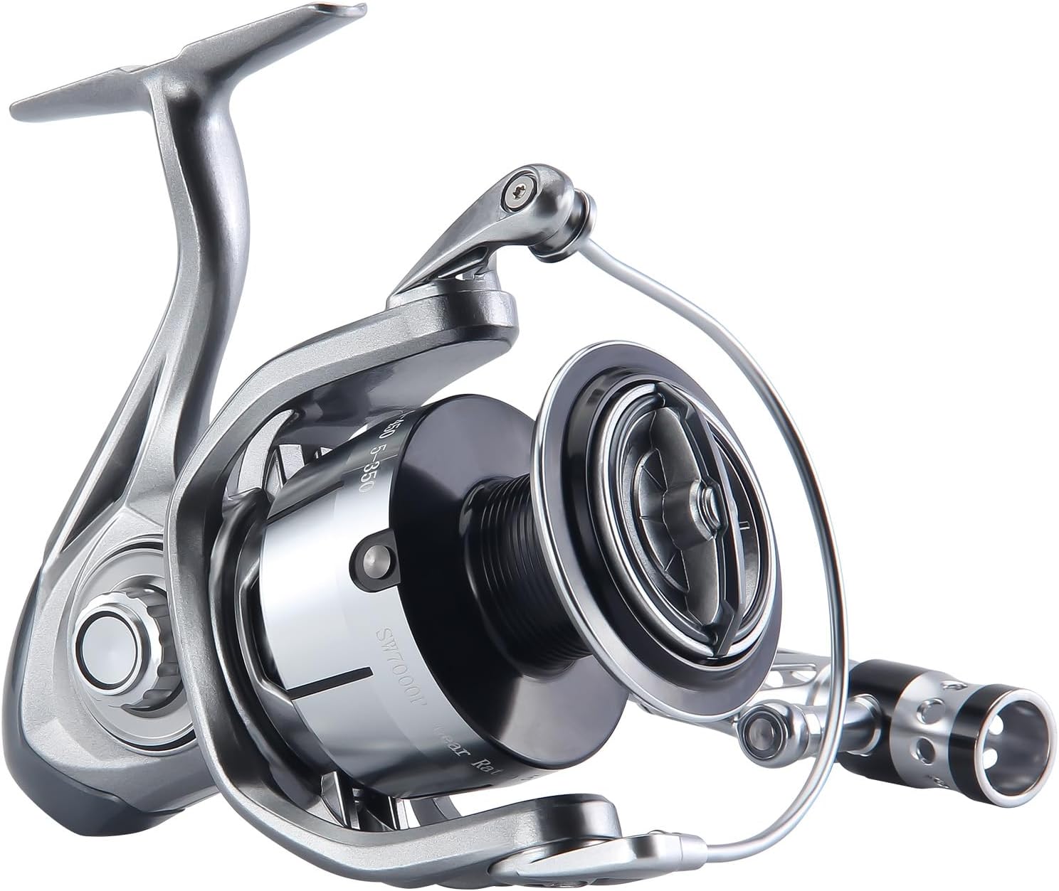 HAUT TON Spinning Reel, 6+1BB Metal Surf Fishing Reels, 55lbs Max Drag