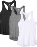 icyzone 3 Pack Women's Racerback Workout Tank Tops