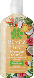 Hempz New Pet Shampoo, Scent, Tropical Pineapple Coconut, 17 oz.