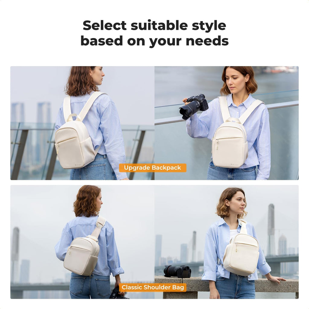 K&F CONCEPT Camera Backpack, Lightweight Compact Camera Bag 5L