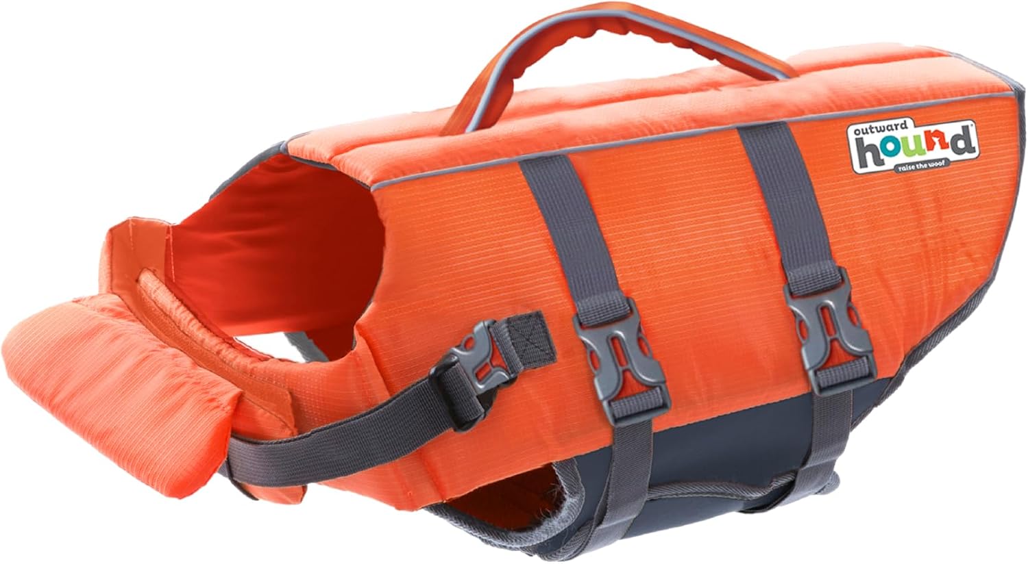 Outward Hound Granby Splash Dog Life Jacket, Life Vest, Orange, Small