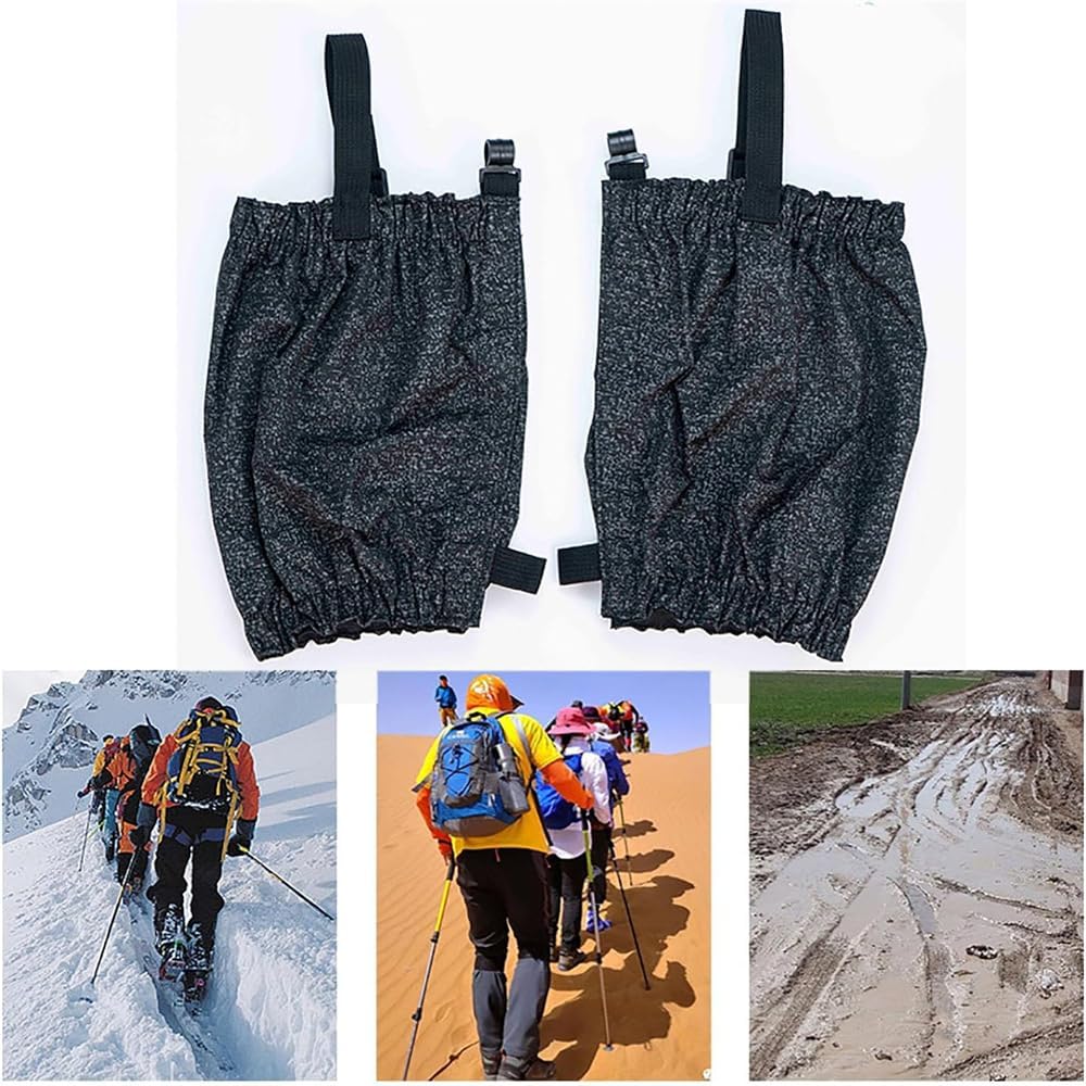 Ankle Gaiters,Lightweight Adjustable Leg Gaiters for Men Women, Waterproof Hiking Gaiters for Snow,Trail Running,Hiking,Hunting,Walking,Skiing
