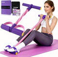 Pedal Resistance Band with Handle, Foot Pedal Resistance Band for Women, Multifunction Exercise Bands for Home Gym Full Body & Working Out
