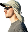 TOP-EX L/XL/XXL UV50+ Waterproof Neck Flap Baseball Sun Cap