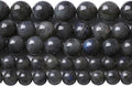6MM 60PCS Natural Stone Black Labradorite Beads Crystal Loose Beads for Jewelry Making DIY Bracelet