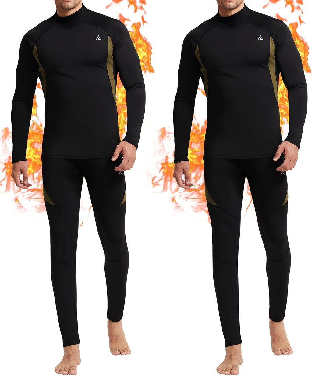 Mens Thermal Underwear Long Johns Base Layer Set Cold Weather 1/2/3 Pack