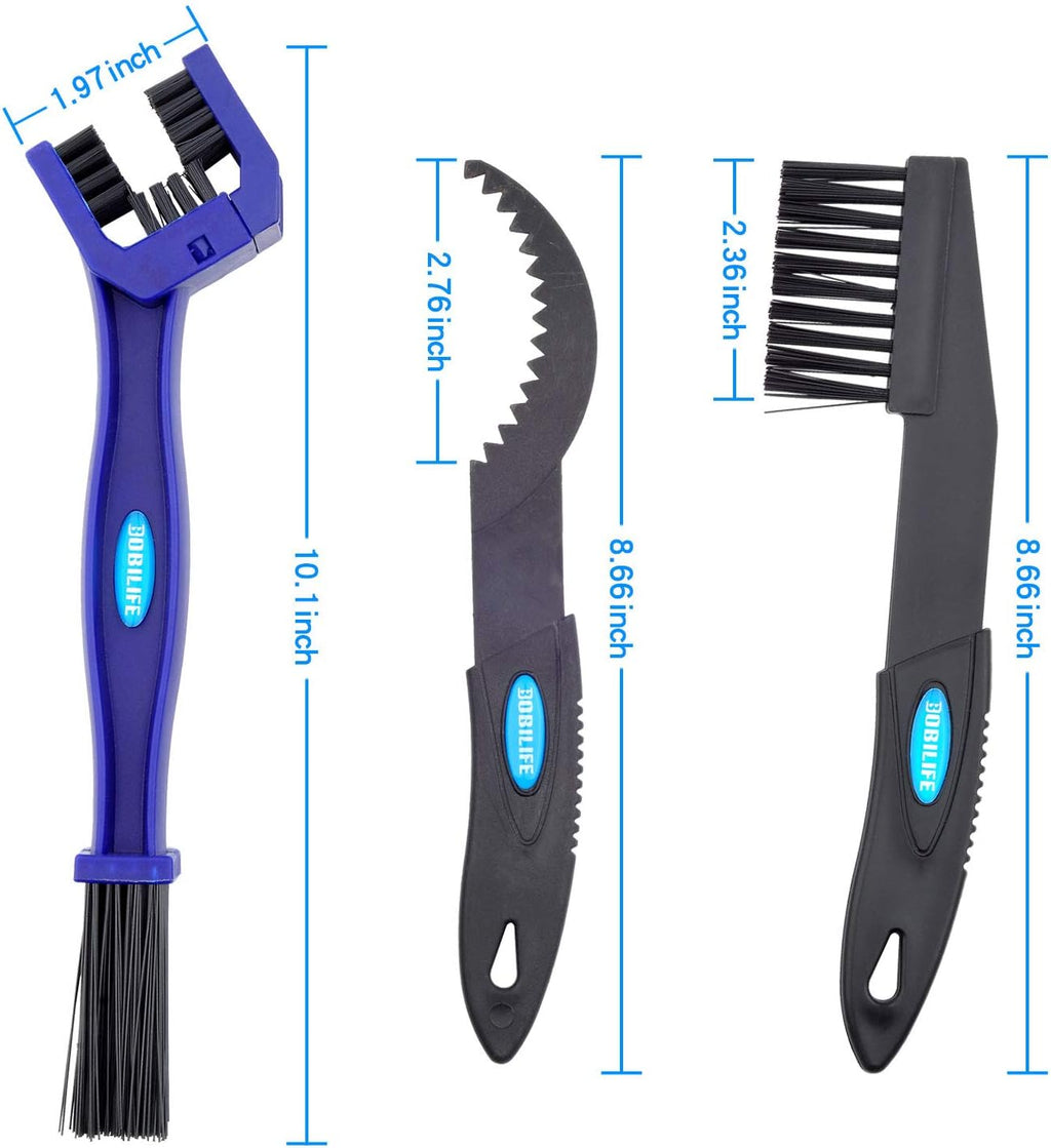 Bike Cleaner Tools, Chain and Gear Cleaning Brush Maintenance Kit for Bike & Motorcycle