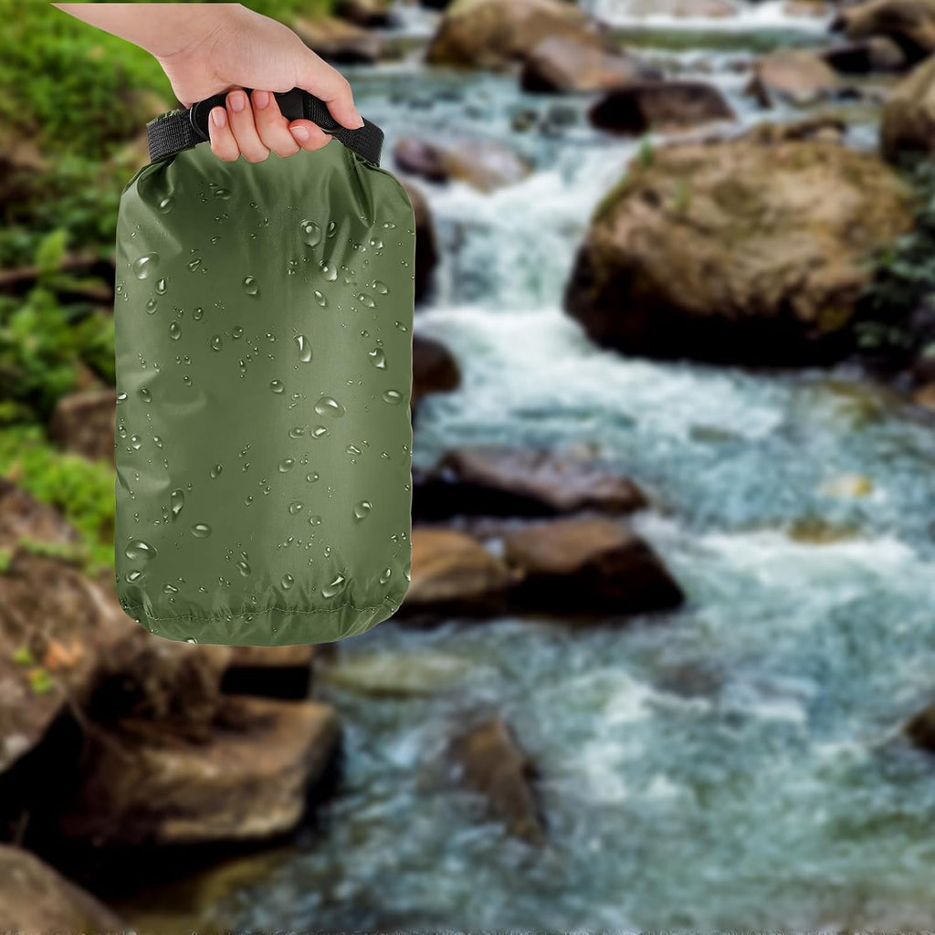 Shappy 6 Pcs Waterproof Dry Bag Set Ultralight Stuff Sack 20/15/10/8/5/3L Backpacking Bag with Long Adjustable Strap Outdoor Keep Gear Dry Sack for Camping Kayaking Boating Hiking Travel
