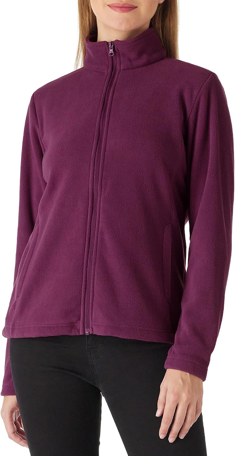 Outdoor Ventures Women's Lightweight Warm Polar Fleece Jacket Zip Up