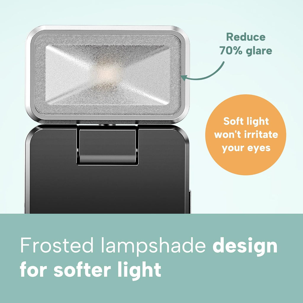 86lux Book Light, Rechargeable Reading Lights for Books in Bed