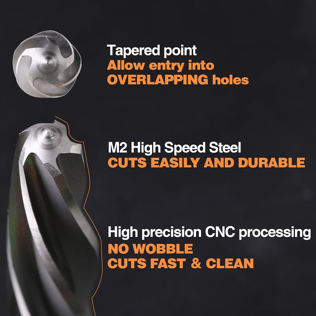 1" M2 Chucking Reamer Drill Bit to Enlarge/Align Holes