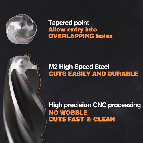 1" M2 Chucking Reamer Drill Bit to Enlarge/Align Holes