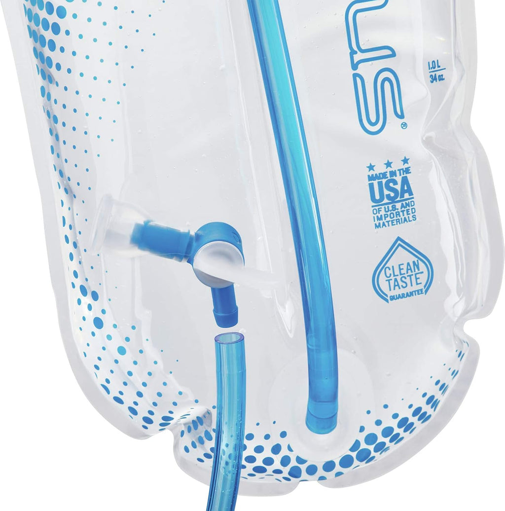 Platypus Big Zip Water Reservoir for Hydration Backpacks, 2-Liter, EVO with Fast Flow Valve, Clear