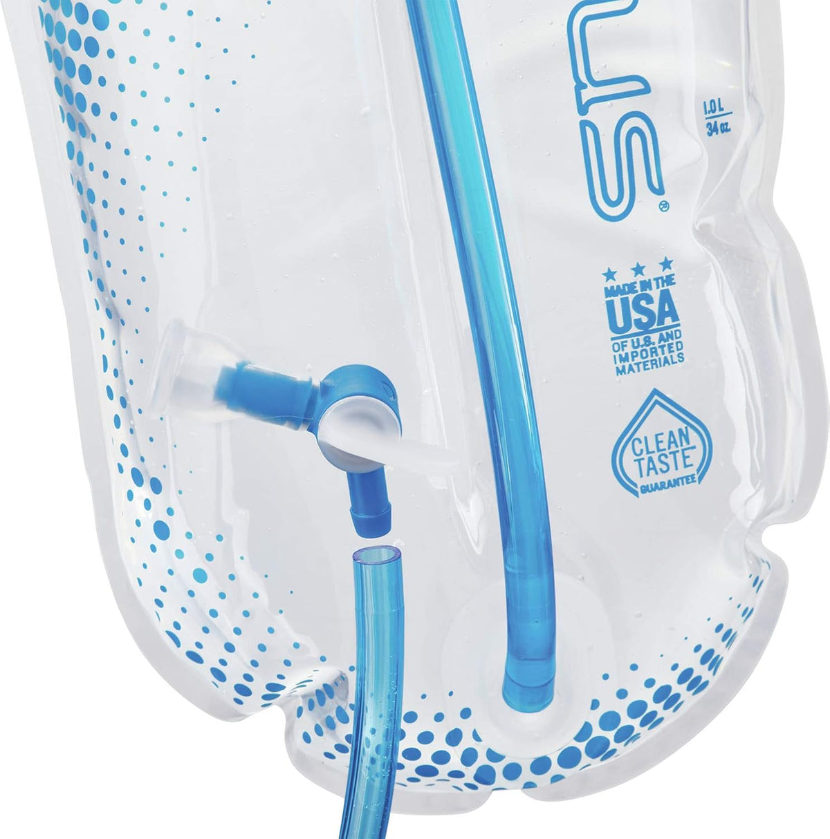 Platypus Big Zip Water Reservoir for Hydration Backpacks, 2-Liter, EVO with Fast Flow Valve, Clear