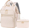 Weitars Lunch Backpack for Women,15.6 Inch Laptop Backpacks with Lunch Box