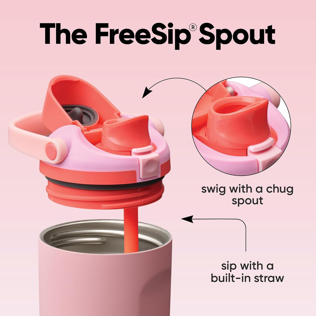 Owala FreeSip Sway Stainless Steel Water Bottle 30 oz Angel Food Cake