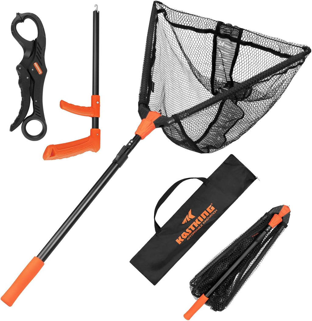 KastKing Pontus Floating Fishing Landing Net with Built-in Length Scale